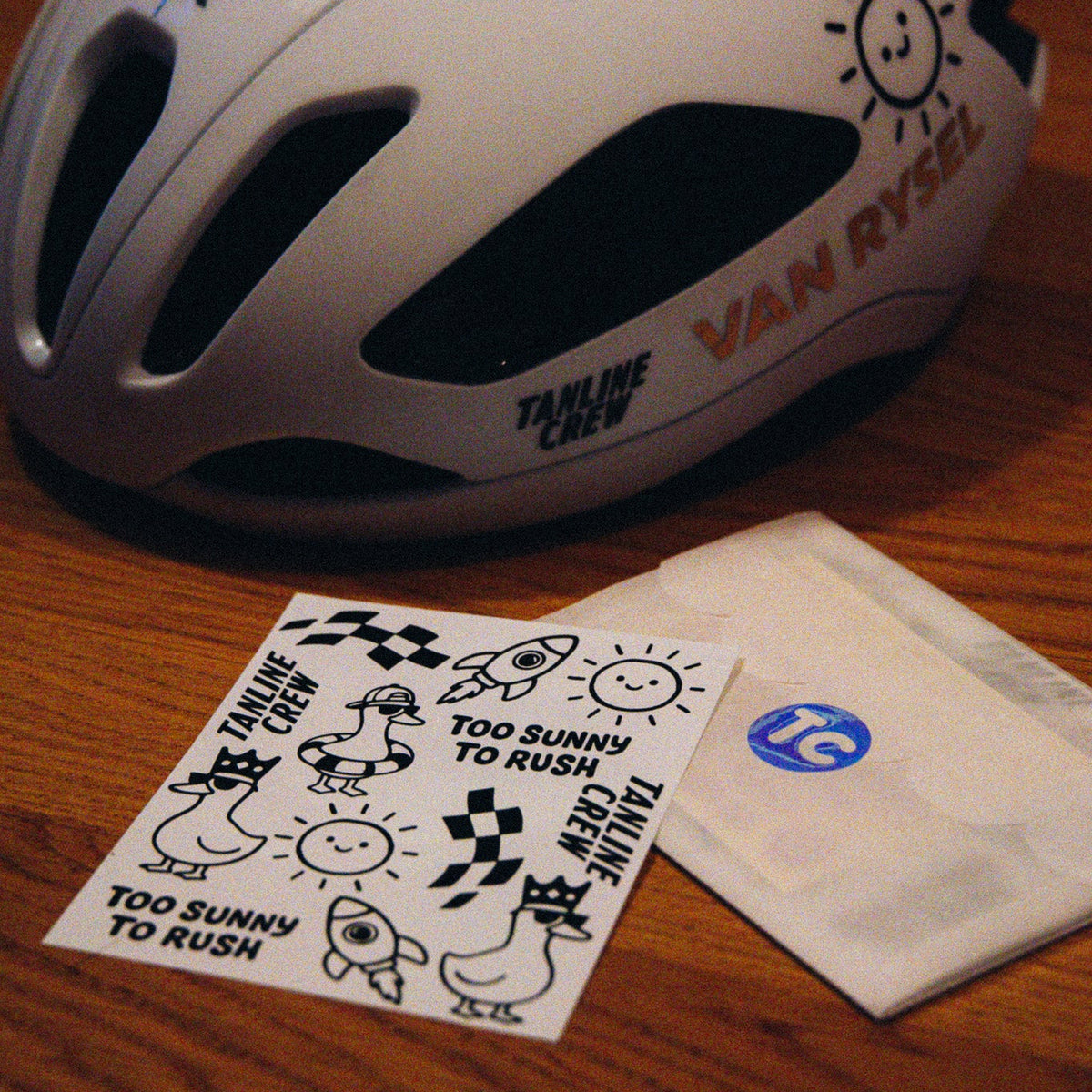 Sticker Sheet "TANLINE CREW"