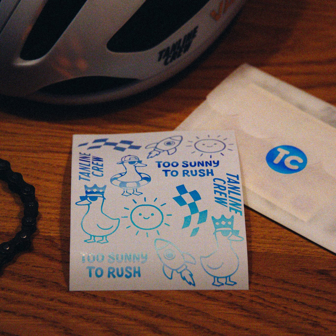 Sticker Sheet "TANLINE CREW"