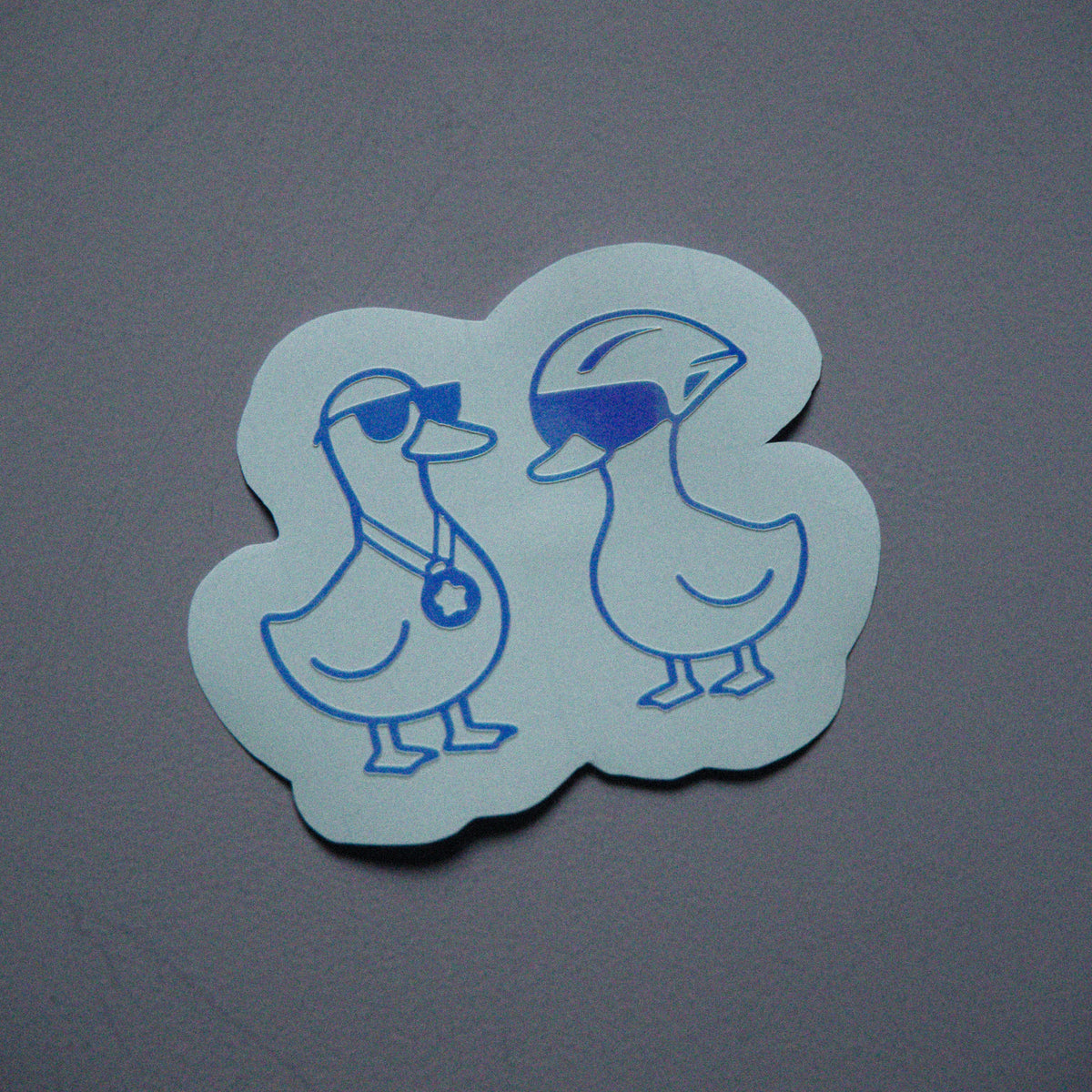 Auf dem Foto sieht man den Sticker Set "RACE GEESE" in der Farbe holo.